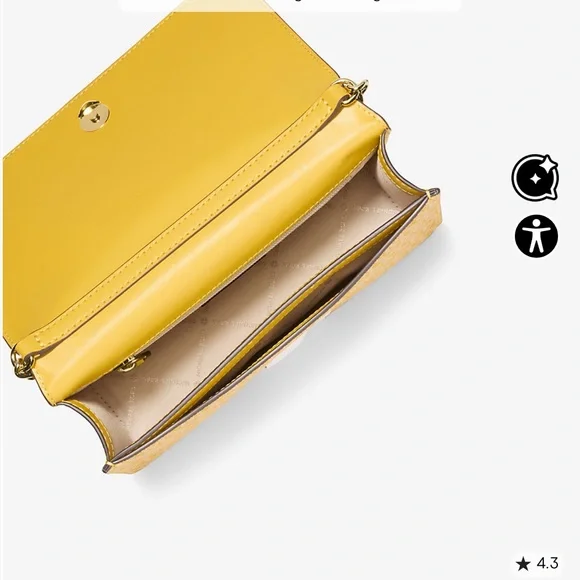 Michael Kors Mustard Yellow Crossbody - Picture 11 of 13